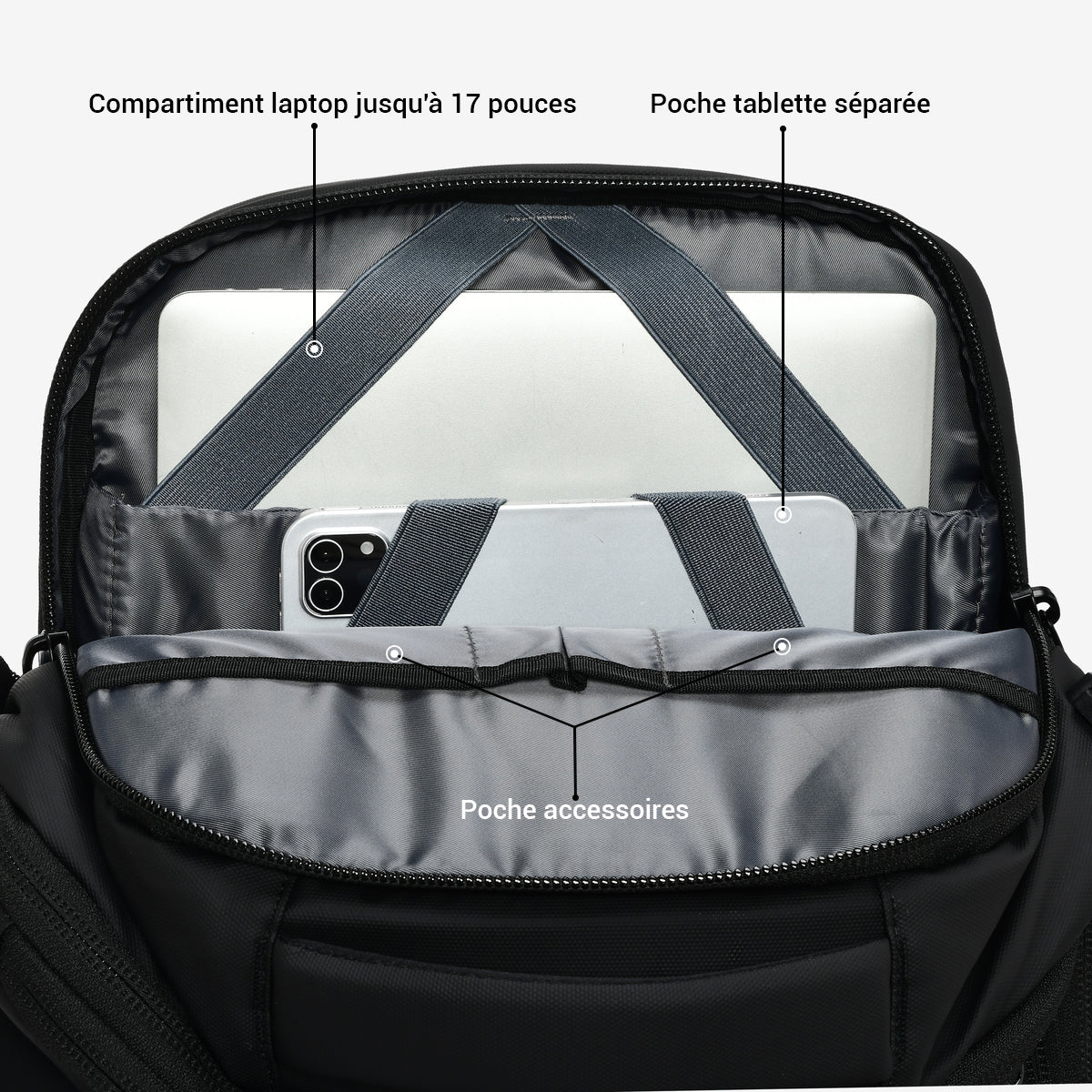 mon sac cabine pack détails de finition