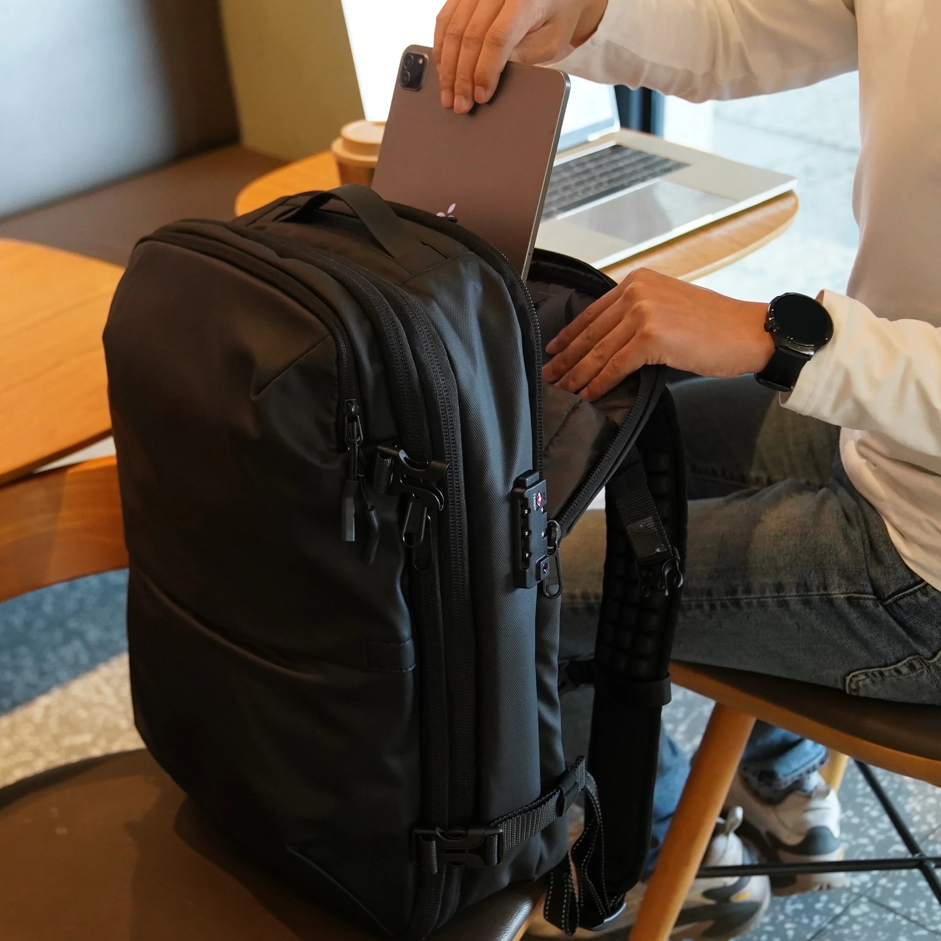 compartiment laptop Mon sac cabine