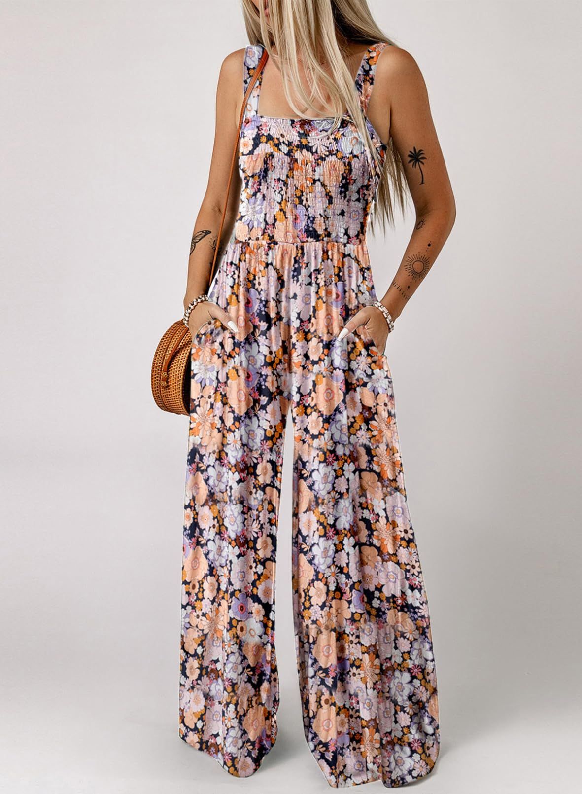 combinaison femme bohème chic