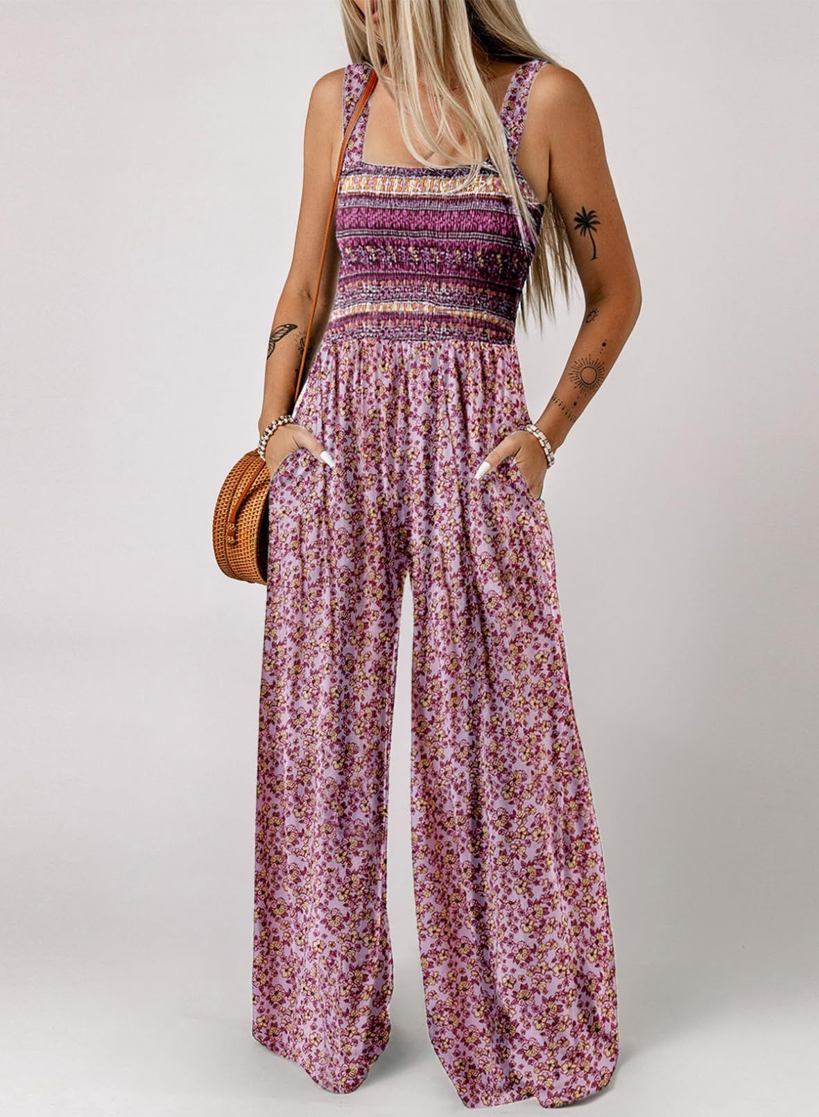 style bohème été combinaison femme