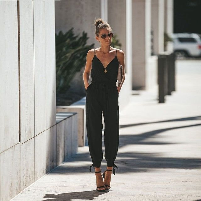 combinaison fluide chic