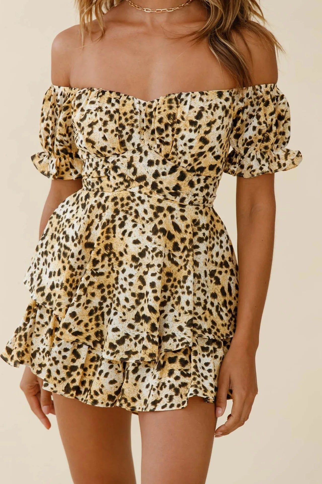 look estival avec combishort bohème